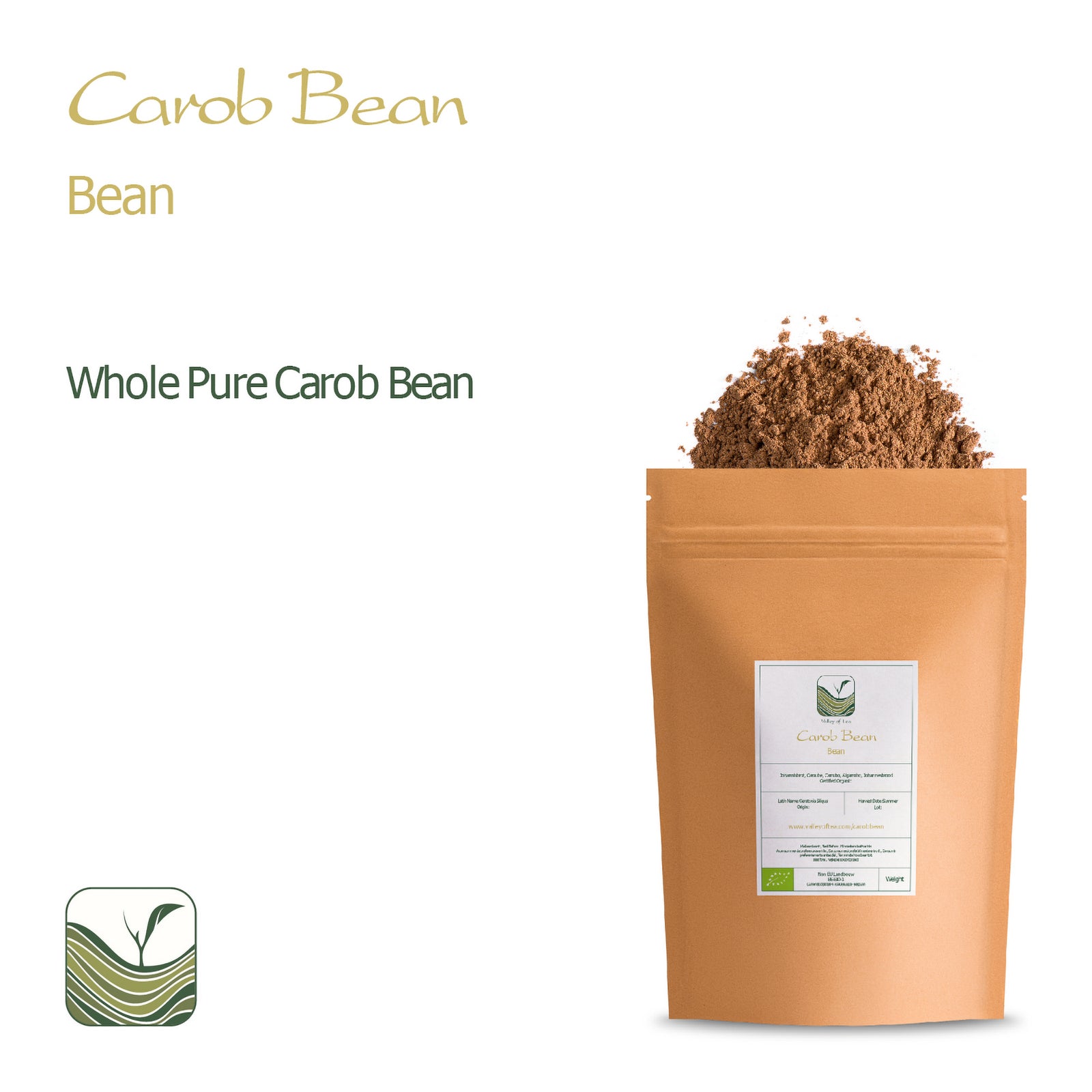 Carob Bean Nibs Raw 250g