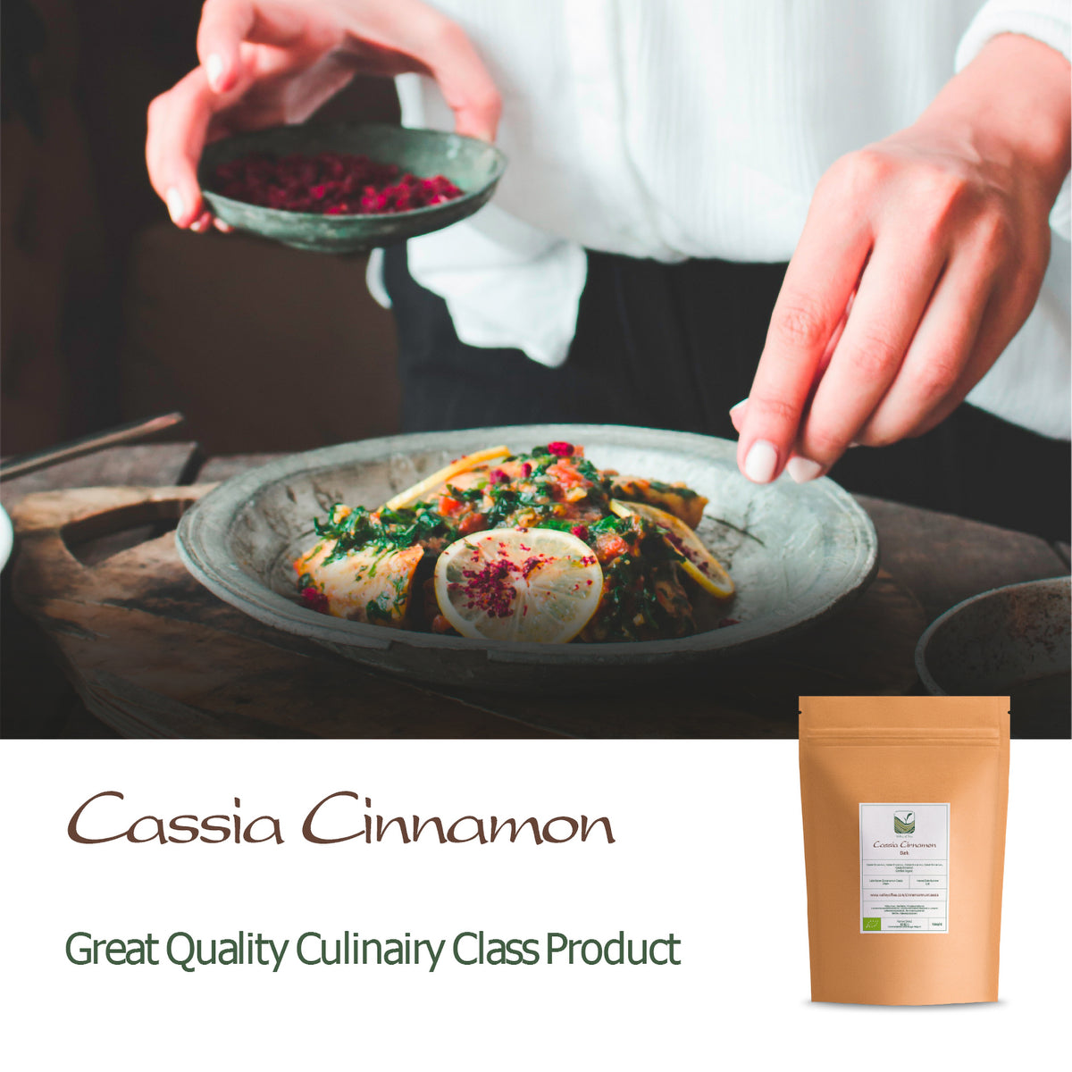Cassia Cinnamon Organic Quality - CinnamomumCassia