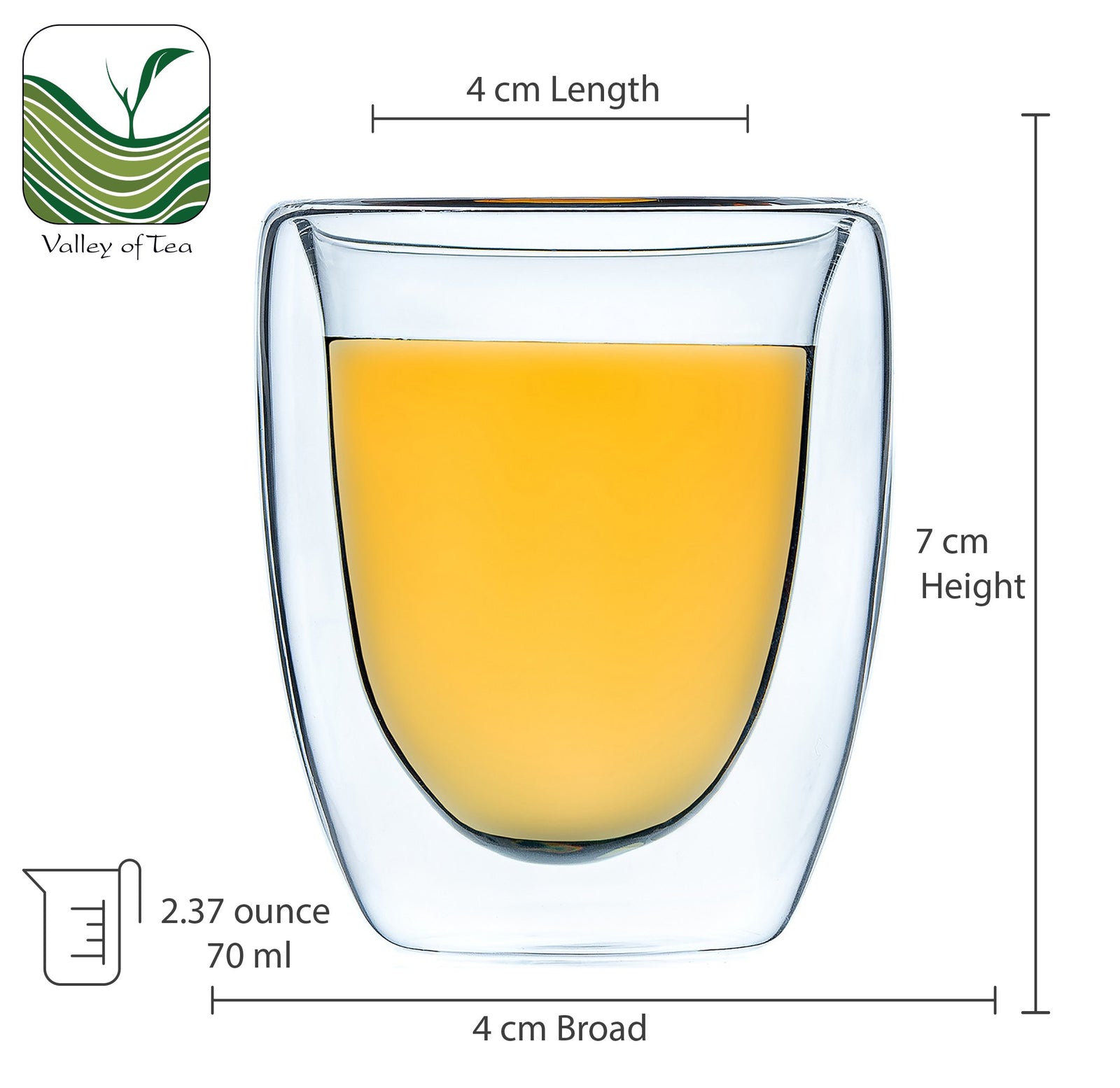 Teacup Glass 1000g