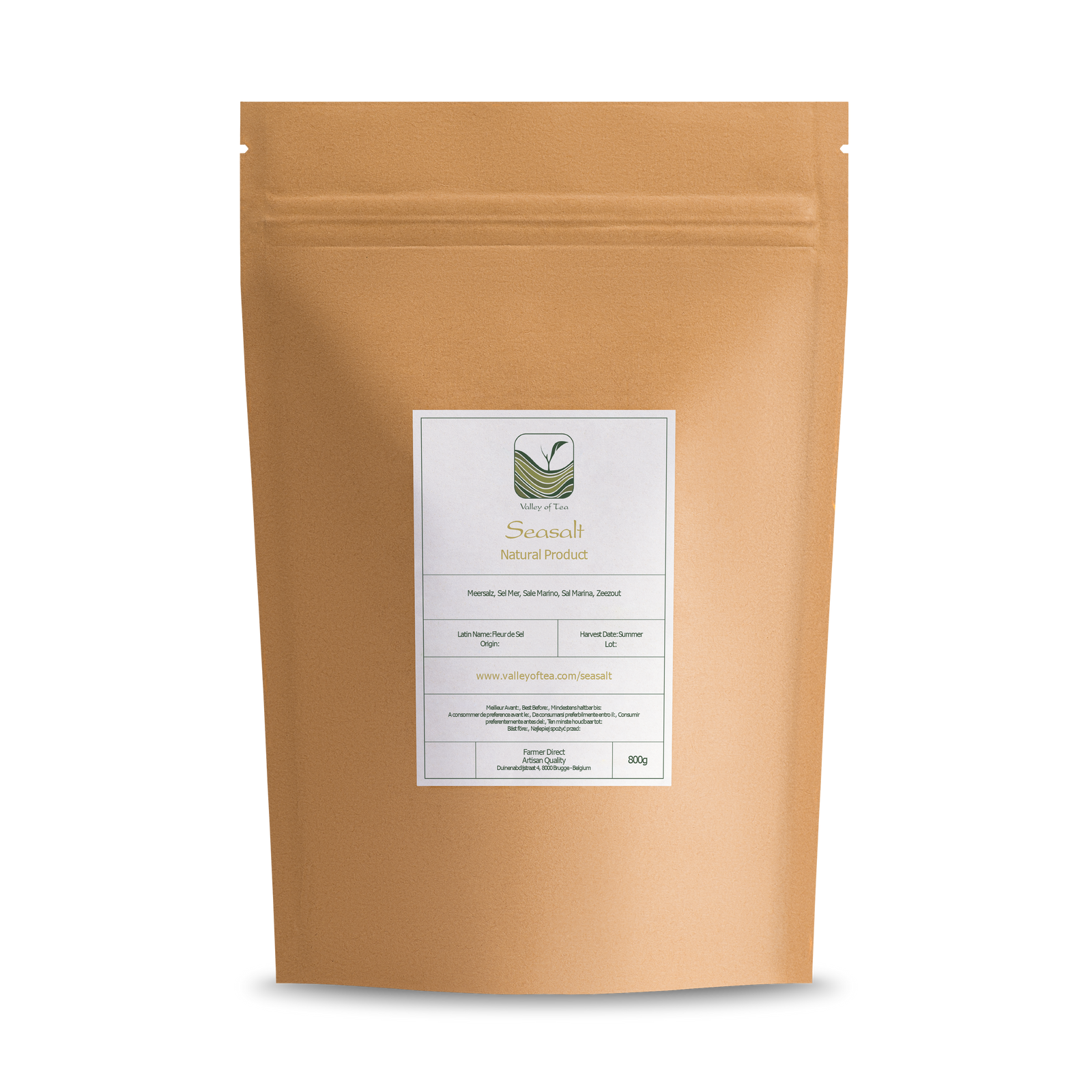 Fleur de Sel Gourmet Quality - Super Fine Seasalt 800g